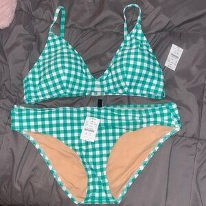 NWT JCrew bikini set super cute style and modest coverage
